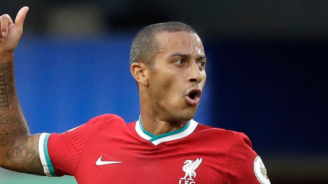 Thiago Alcantara, giocatore del Liverpool.