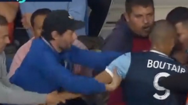Boutaib pourrait risquer gros apr&egrave;s son comportement envers un fan. (cr&eacute;dit Twitter)