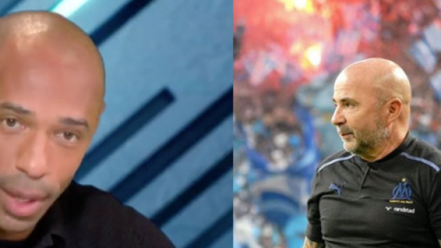 Thierry Henry fan du jeu produit par l'OM de Jorge Sampaoli. (cr&eacute;dit Twitter)