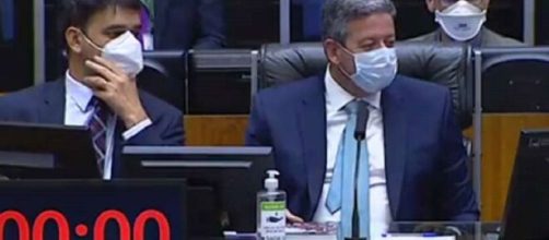 Lira &eacute; xingado em sess&atilde;o (Reprodu&ccedil;&atilde;o/TV C&acirc;mara)