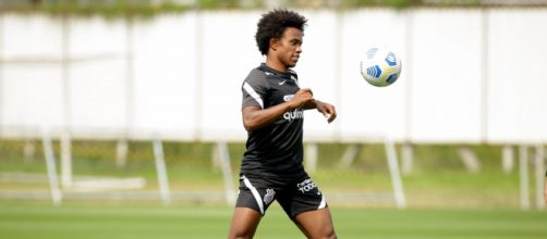 Willian &eacute; esperado para a partida entre Corinthians e Am&eacute;rica-MG (Divulga&ccedil;&atilde;o/Rodrigo Coca/Ag. Corinthians)