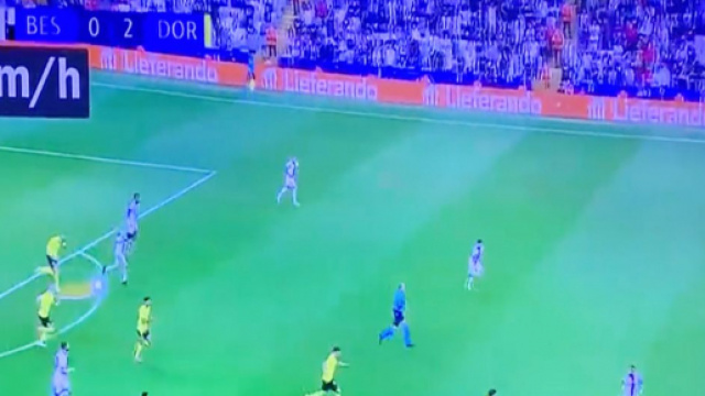 Erling Haaland en forme face au Besiktas (cr&eacute;dit Twitter)