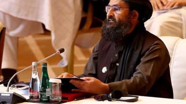 Il vicepremier Baradar, ferito dopo gli scontri a palazzo tra i talebani.