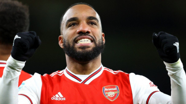 Alexandre Lacazette, attaccante dell'Arsenal.