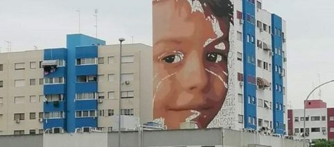 Taranto, la street art fa una dedica a Giorgio e riaccende la questione ex Ilva