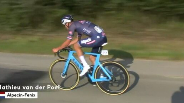 Mathieu Van der Poel impegnato alla Primus Classic