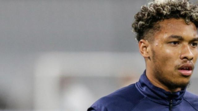 In foto Boubacar Kamara, difensore-centrocampista dell'Olympique Marsiglia.