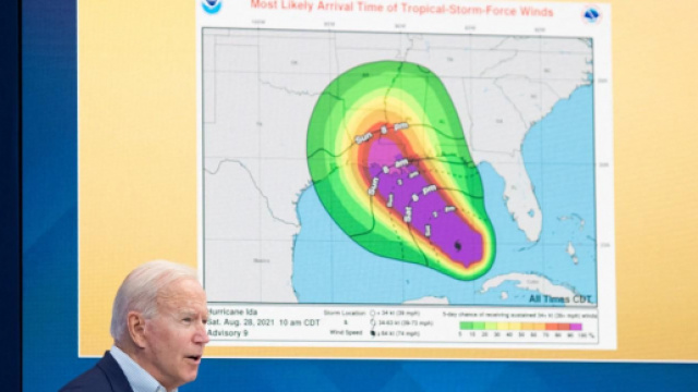 Usa, Biden: "Uragano Ida pericoloso, fate attenzione".