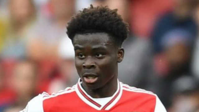 Bukayo Saka, giocatore dell'Arsenal.