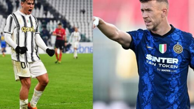 Dybala della Juventus e Perisic dell'Inter.