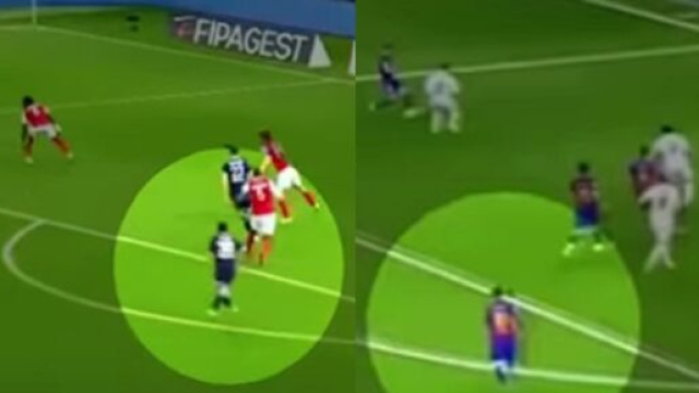 L'incroyable action 'copier-coller' de Messi &agrave; deux ans et demi d'intervalle (captures YouTube)