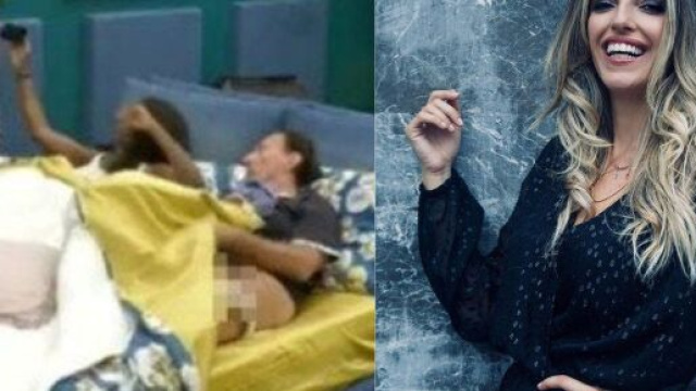 Amedeo Goria a letto e la figlia Guenda.