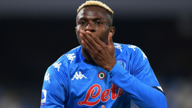 Victor Osimhen, centravanti del Napoli.