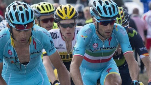 Vincenzo Nibali ha gi&agrave; corso con la Astana dal 2013 al 2016