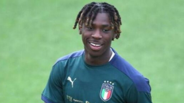 Moise Kean, punta della Juventus.