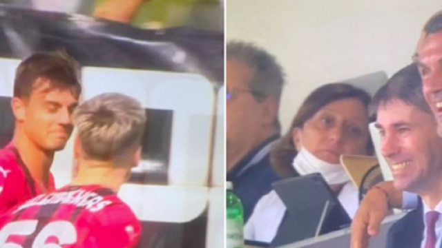 Comme son p&egrave;re et son grand-p&egrave;re, Daniel Maldini est devenu buteur avec Milan (capture YouTube et montage photo)