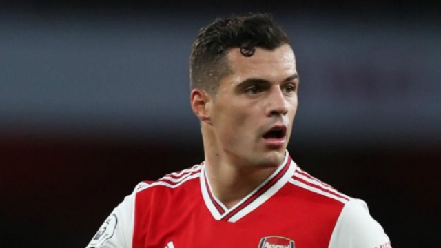 Granit Xhaka, centrocampista dell'Arsenal.