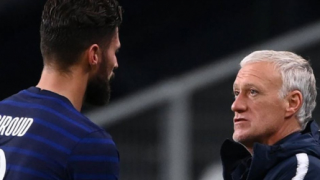 Olivier Giroud d&eacute;&ccedil;u par Didier Deschamps. (cr&eacute;dit)