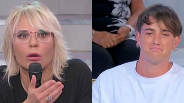 Uomini e Donne, riprese 27/9: Maria De Filippi caccia dallo studio il tronista Joele.