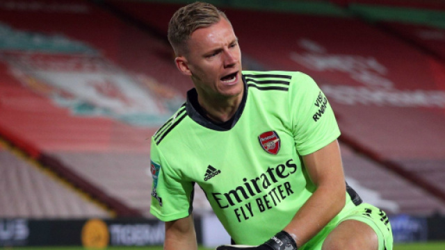 Inter, idea Bernd Leno tra i pali.