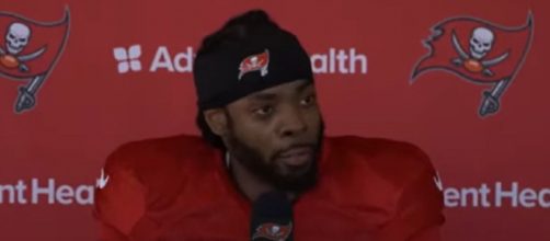 Sherman signed a one-year deal with Buccaneers (Image source: Tampa Bay Buccaneers/YouTube)