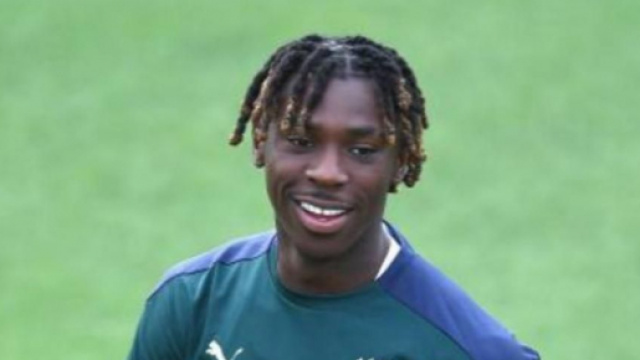 Moise Kean, punta della Juventus.