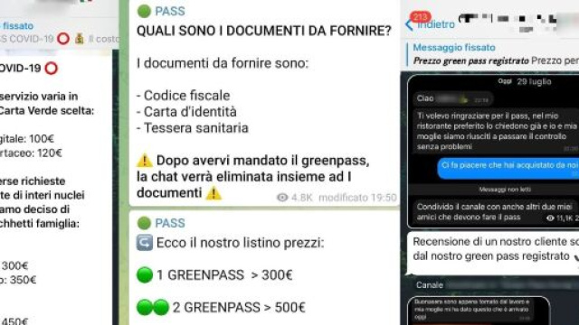 Chat No Vax: la procura di Torino ne ordina il sequestro, avverr&agrave; tuttavia con ritardo.