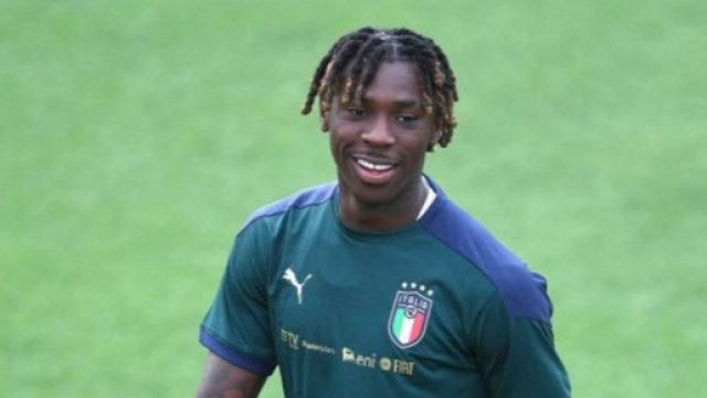 Moise Kean, punta della Juventus.