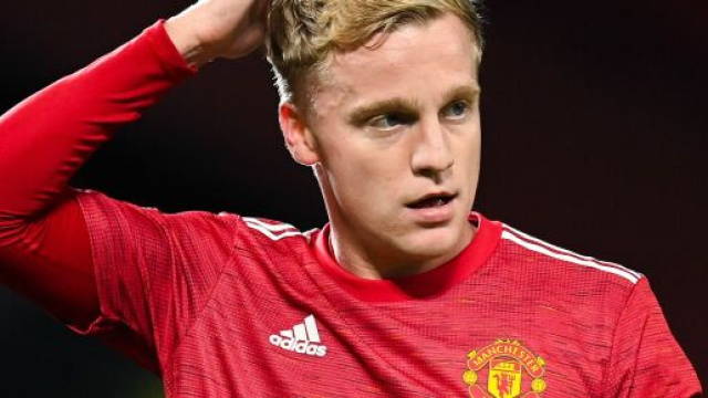 Van de Beek, centrocampista dello United.
