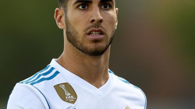 Marco Asensio con la maglia del Real.