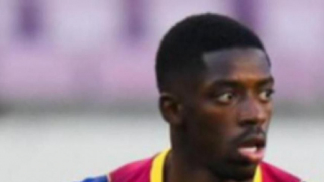 Demb&eacute;l&eacute;, punta del Barcellona.