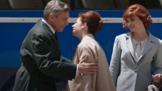 Il Paradiso delle signore 6: Ezio Colombo con la compagna Veronica e la figliastra Gemma.