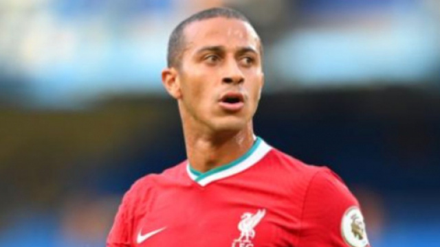 Thiago Alcantara, centrocampista del Liverpool.