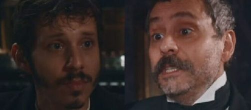 N&eacute;lio e Tonico em 'Nos Tempos do Imperador' (Fotomontagem/Reprodu&ccedil;&atilde;o/TV Globo)