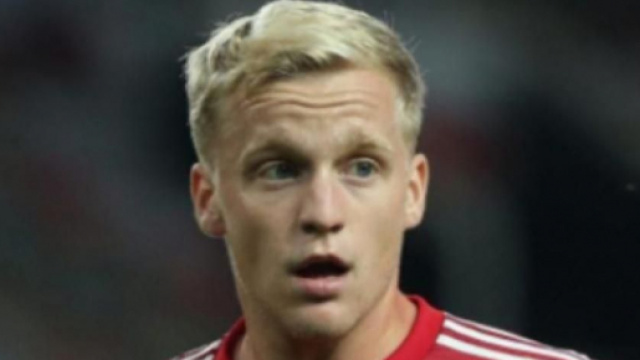 Donny Van de Beek, centrocampista del Manchester United.