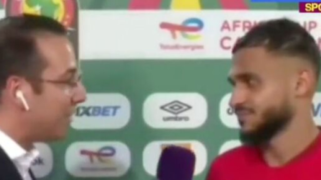 Boufal incapable de r&eacute;pondre en arabe &agrave; un journaliste - Source : capture d'&eacute;cran, Twitter