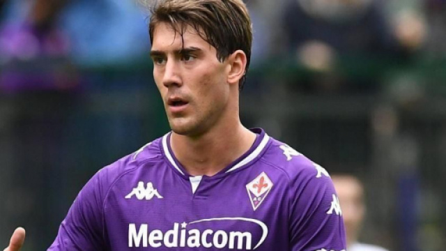 Dusan Vlahovic, giocatore della Fiorentina.