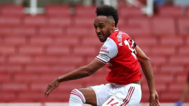 Pierre Emerick Aubameyang, giocatore della nazionale del Gabon.