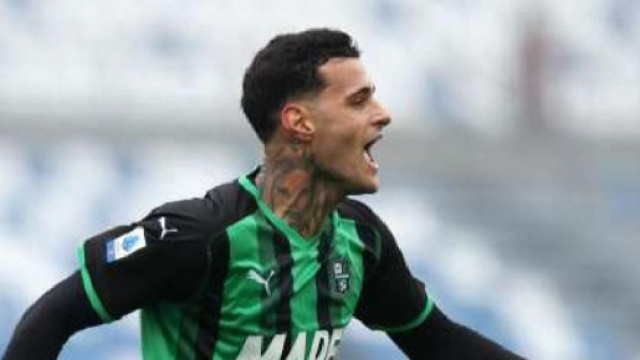 In foto Gianluca Scamacca, attaccante del Sassuolo.