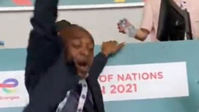 La r&eacute;action incroyable du commentateur de la Guin&eacute;e Equatoriale (capture YouTube)