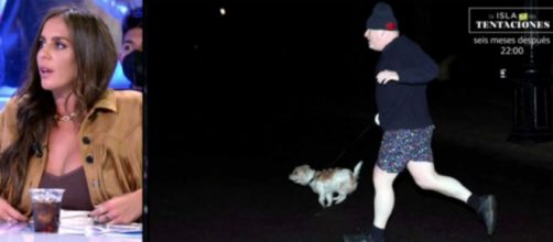 Anabel Pantoja ha sido muy criticada en las redes sociales por desconocer a Boris Johnson (Captura de pantalla de Telecinco)