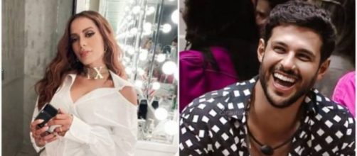 Anitta est&aacute; de olho no 'Big Brother Brasil 22' e se decepcionou com o brother (Fotomontagem/Reprodu&ccedil;&atilde;o/TV Globo)