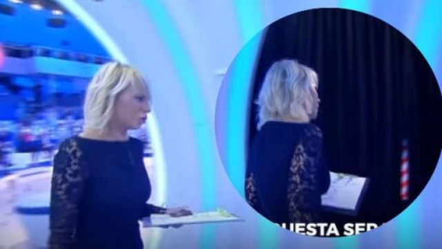 C'&egrave; posta per te, Maria lascia lo studio