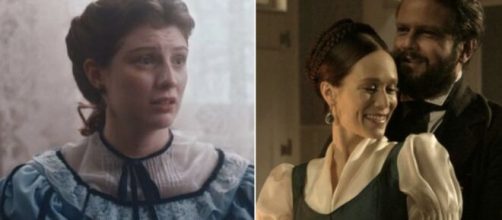 Isabel, Lu&iacute;sa e Pedro em 'Nos Tempos do Imperador' (Fotomontagem/Reprodu&ccedil;&atilde;o/TV Globo)