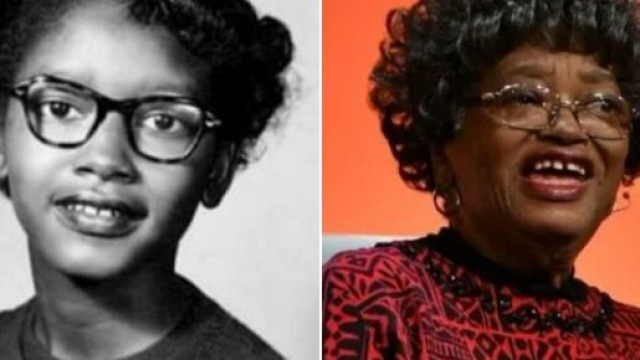 Claudette Colvin, l'adolescente qui a dit non - Source : montage, Twitter