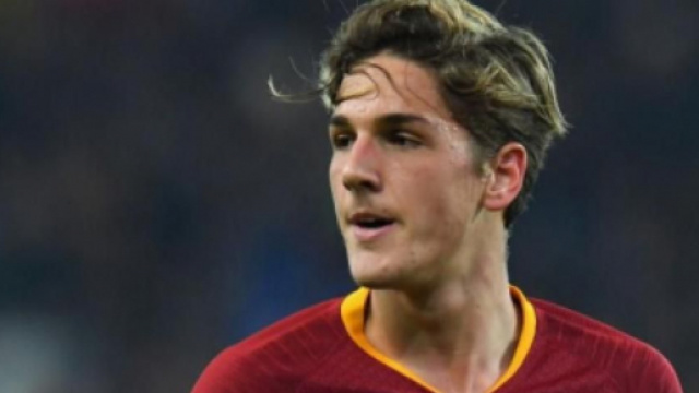 Niccol&ograve; Zaniolo, centrocampista della Roma.