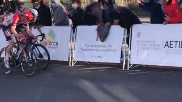 La volata del Trofeo Serra de Tramuntana tra Tim Wellens e Alejandro Valverde