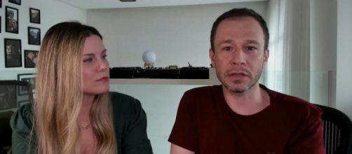 Tiago Leifert e Daiana Garbin comunicam c&acirc;ncer raro nos olhos da filha (Reprodu&ccedil;&atilde;o/TV Globo)