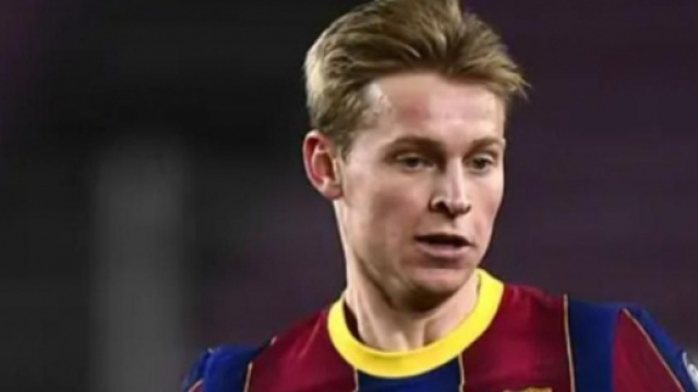 Frankie de Jong, centrocampista del Barcellona.