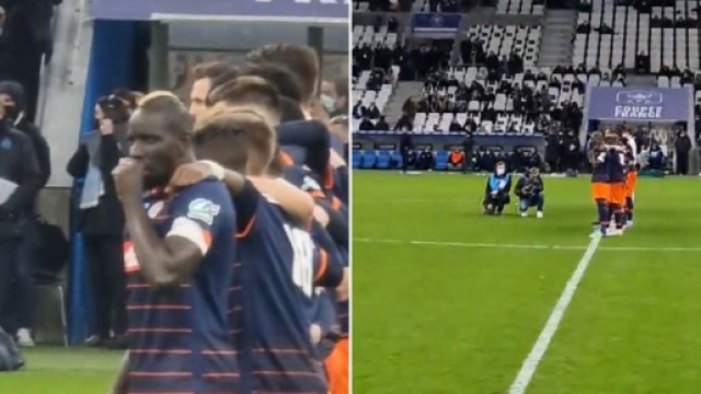 La r&eacute;action de Mamadou Sakho avant le coup d'envoi de la rencontre - Source : montage, Twitter